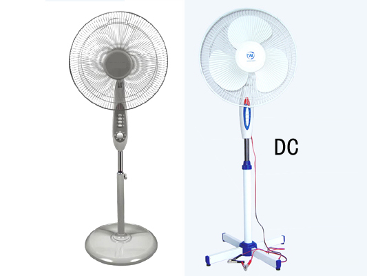 stand fan, cross base